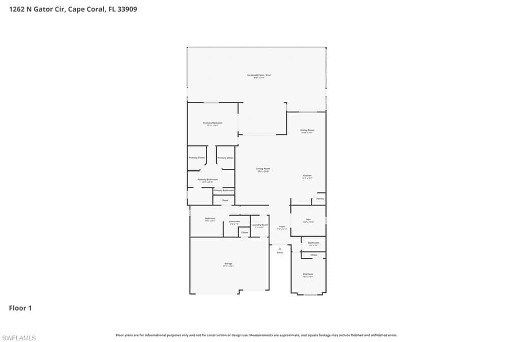 1262 Gator Cir, Cape Coral, photo 47