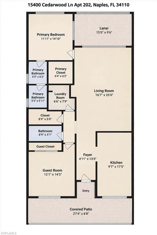 15400 Cedarwood Ln #202, Naples, photo 26
